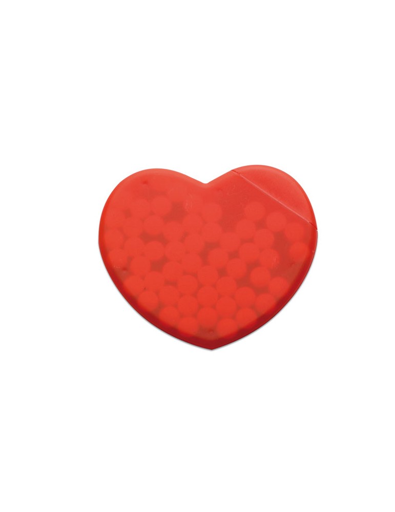 Boîte en Coeur Personnalisée CORAMINT - Objets Publicitaires