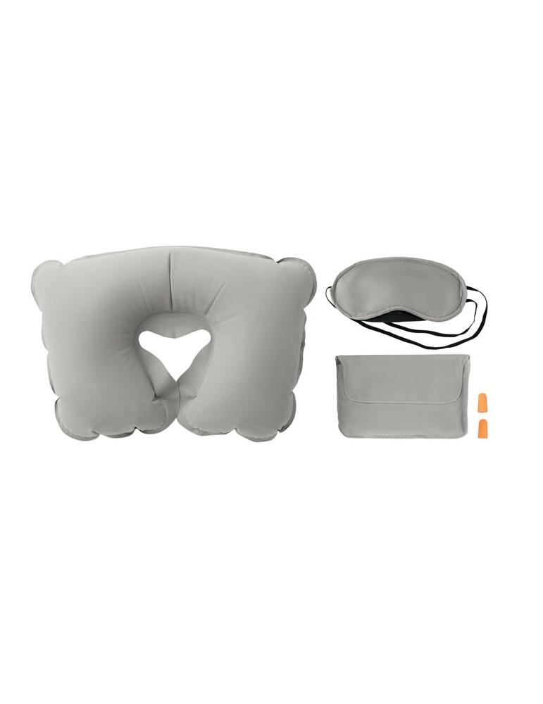Set Voyage Personnalisé TRAVELPLUS - Oreiller et Masque Confort pas cher
