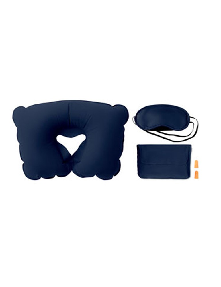 Set Voyage Personnalisé TRAVELPLUS - Oreiller et Masque Confort pas cher
