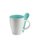 Mug avec cuillère Personnalisé DUAL 250 ml