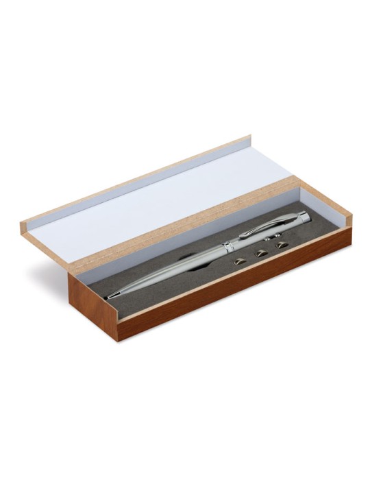 Pointeur Laser Personnalisable ALASKA - Objet Publicitaire Multifonction