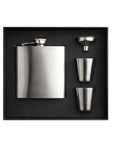 Flacon de poche Personnalisé SLIMMY FLASK SET - Idéal pour vos sorties