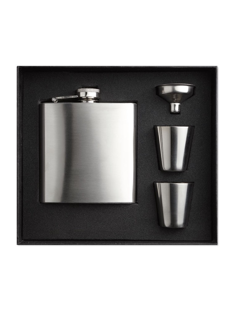 Flacon de poche Personnalisé SLIMMY FLASK SET - Idéal pour vos sorties