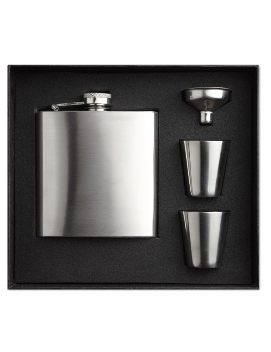 Flacon de poche Personnalisé SLIMMY FLASK SET - Idéal pour vos sorties