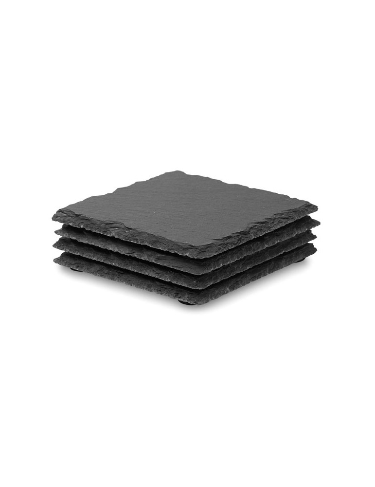 Sous-verres en ardoise SLATE4 - Objets Publicitaires