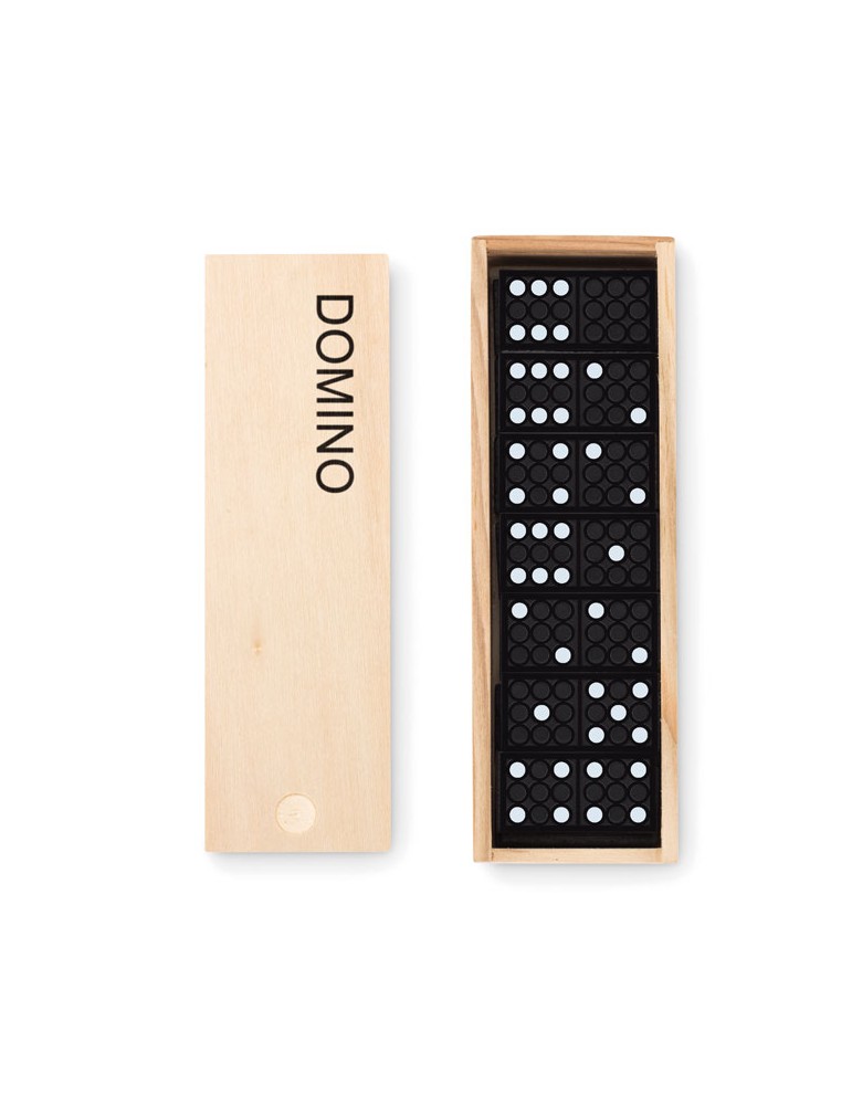 Jeu de Domino en Bois - Cadeau d'Entreprise Unique