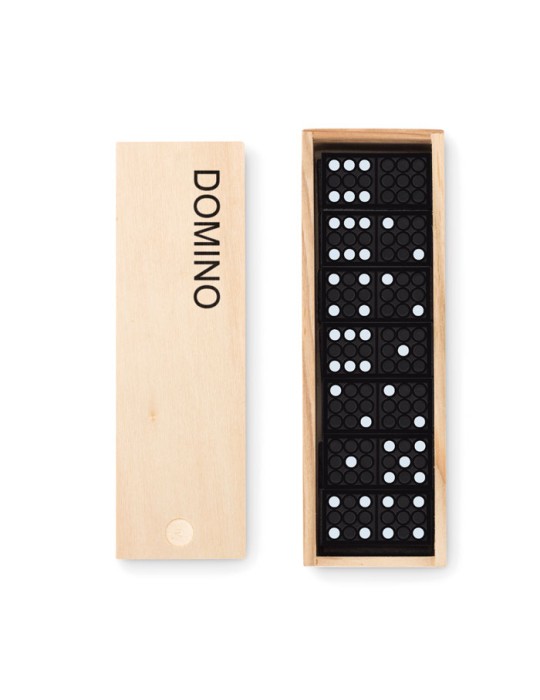 Jeu de Domino en Bois - Cadeau d'Entreprise Unique