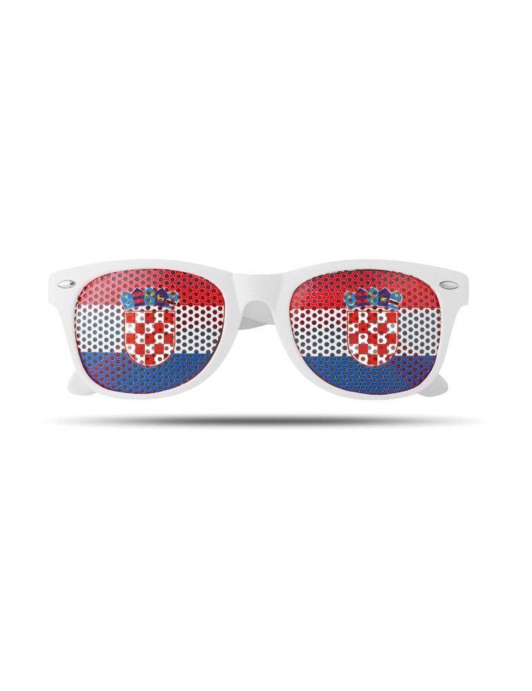 Lunettes de Supporter Élégance Festive Personnalisée pas cher