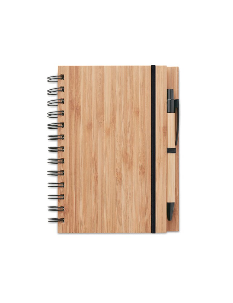 Écolo Carnet et Stylo en Bambou - Cadeau d'Entreprise