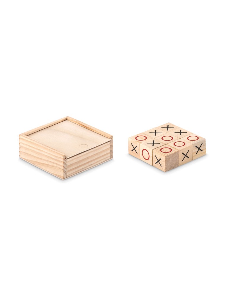 Personnalisable Jeu de Morpion en Bois