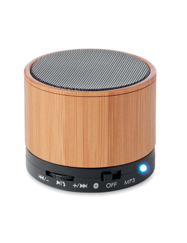 Haut-parleur sans fil Personnalisé en bambou - SOUND BAMBOO pas cher