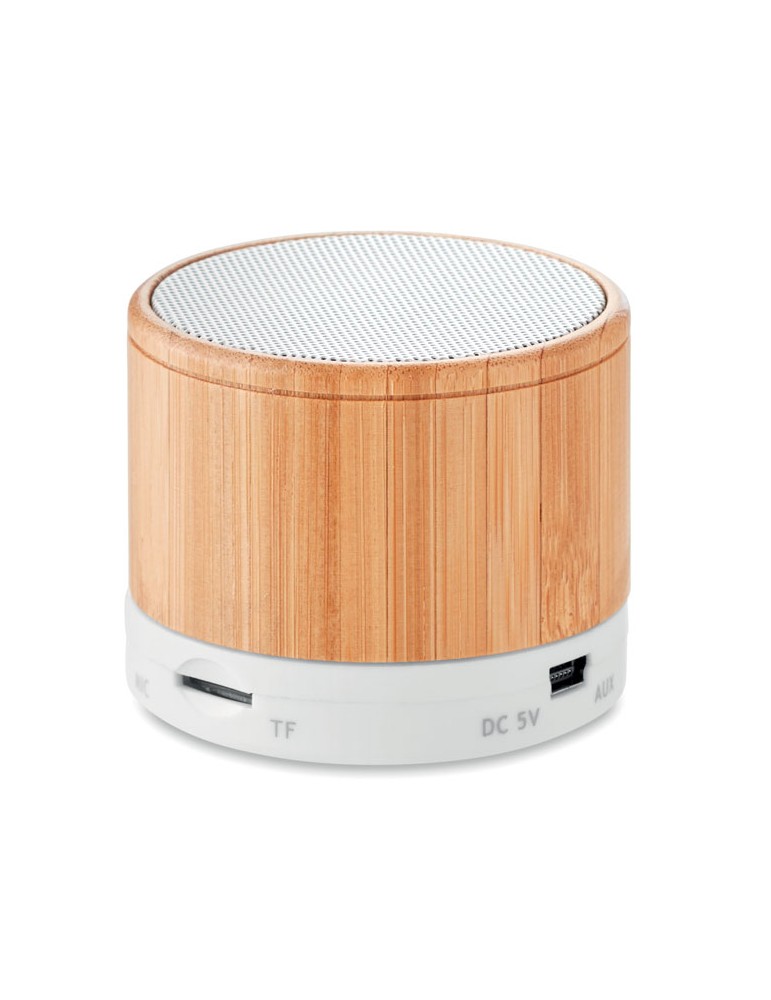 Haut-parleur sans fil Personnalisé en bambou - SOUND BAMBOO pas cher