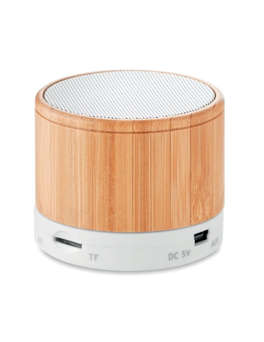 Haut-parleur sans fil Personnalisé en bambou - SOUND BAMBOO pas cher