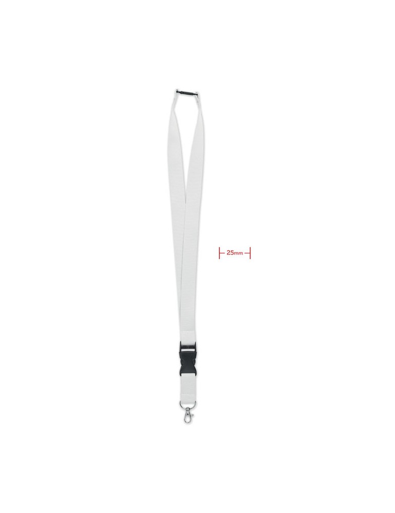 Lanyard Personnalisable avec Crochet Métallique 25mm