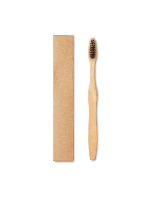 Brosse à Dents en Bambou Personnalisée - Cadeau Publicitaire