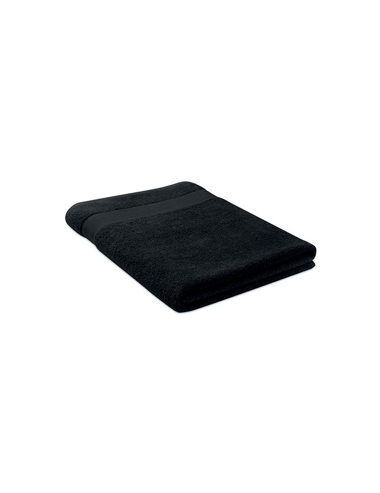 Serviette Éponge Coton Bio Personnalisée MERRY 180x100 cm pas cher