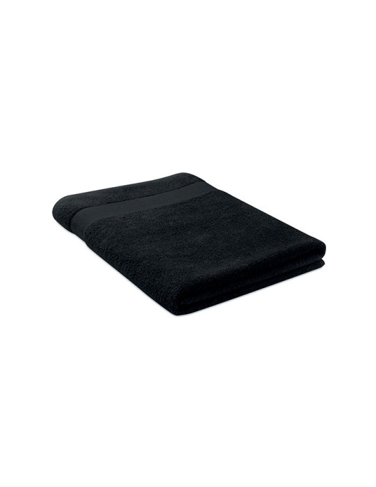 Serviette Éponge Coton Bio Personnalisée MERRY 180x100 cm pas cher