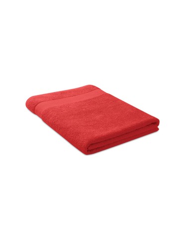 Serviette Éponge Coton Bio Personnalisée MERRY 180x100 cm pas cher