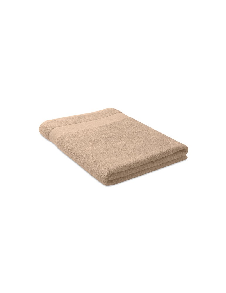 Serviette Éponge Coton Bio Personnalisée MERRY 180x100 cm pas cher