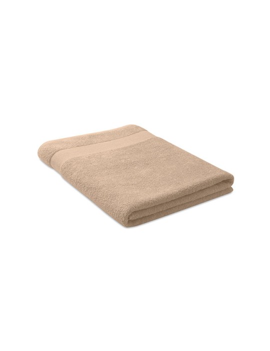 Serviette Éponge Coton Bio Personnalisée MERRY 180x100 cm pas cher