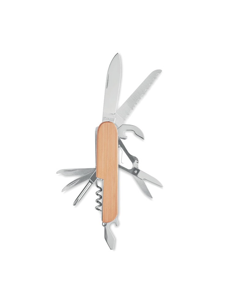 Couteau Multi Outils en Bambou Pratique LUCY LUX
