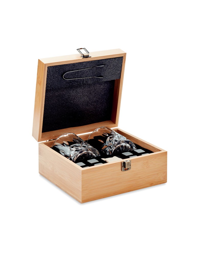 Set Whisky Personnalisé Bambou INVERNESS Élégance et Praticité pas cher