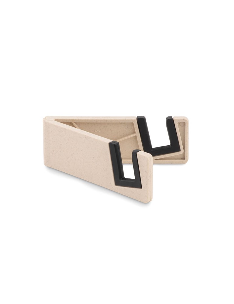 Support téléphone  personnalisé en bambou - STANDOL+ pas cher