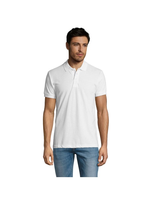 Polo homme polycoton personnalisé - PRIME MEN style et confort pas cher
