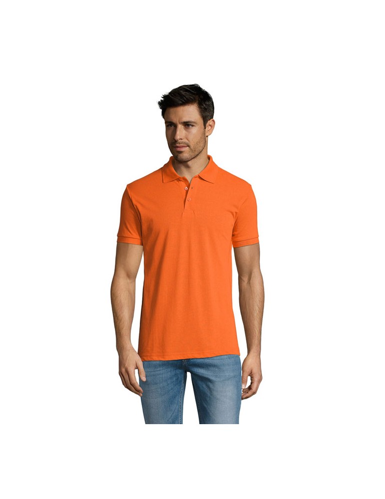 Polo homme polycoton personnalisé - PRIME MEN style et confort pas cher