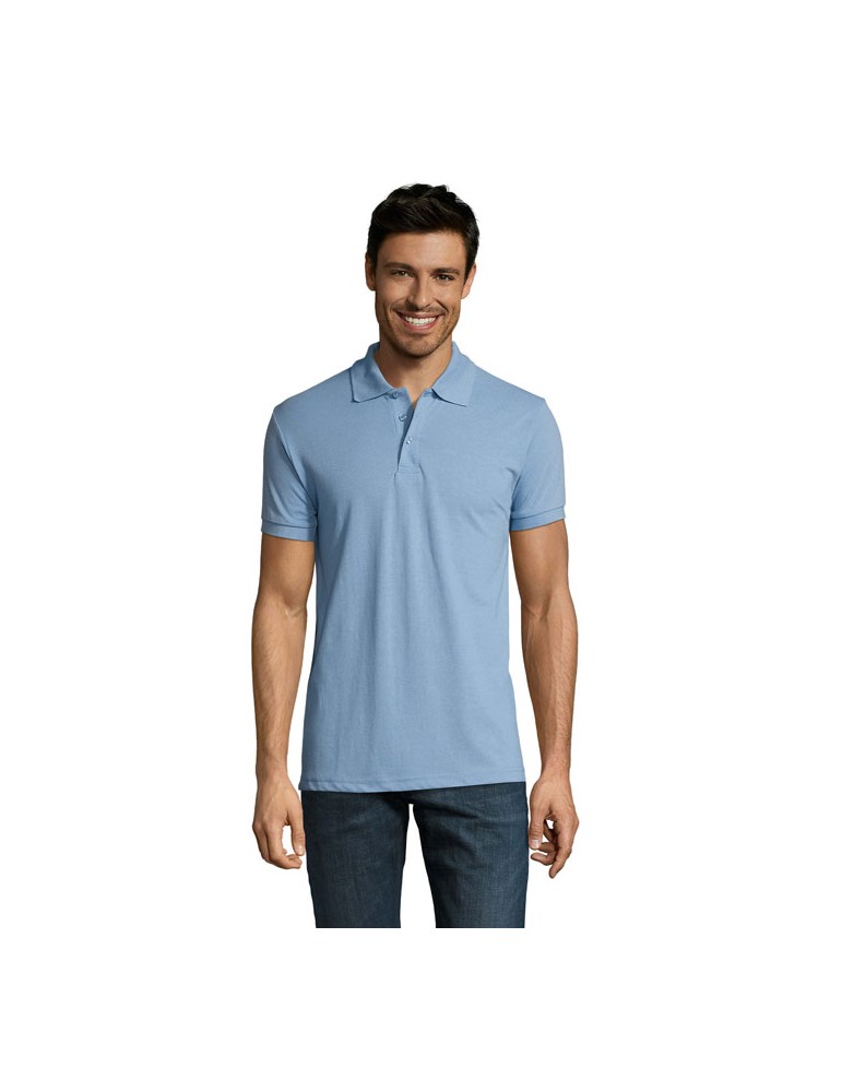 Polo homme polycoton personnalisé - PRIME MEN style et confort pas cher