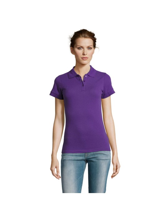 Polo femme polycoton personnalisé - PRIME confort et style pas cher