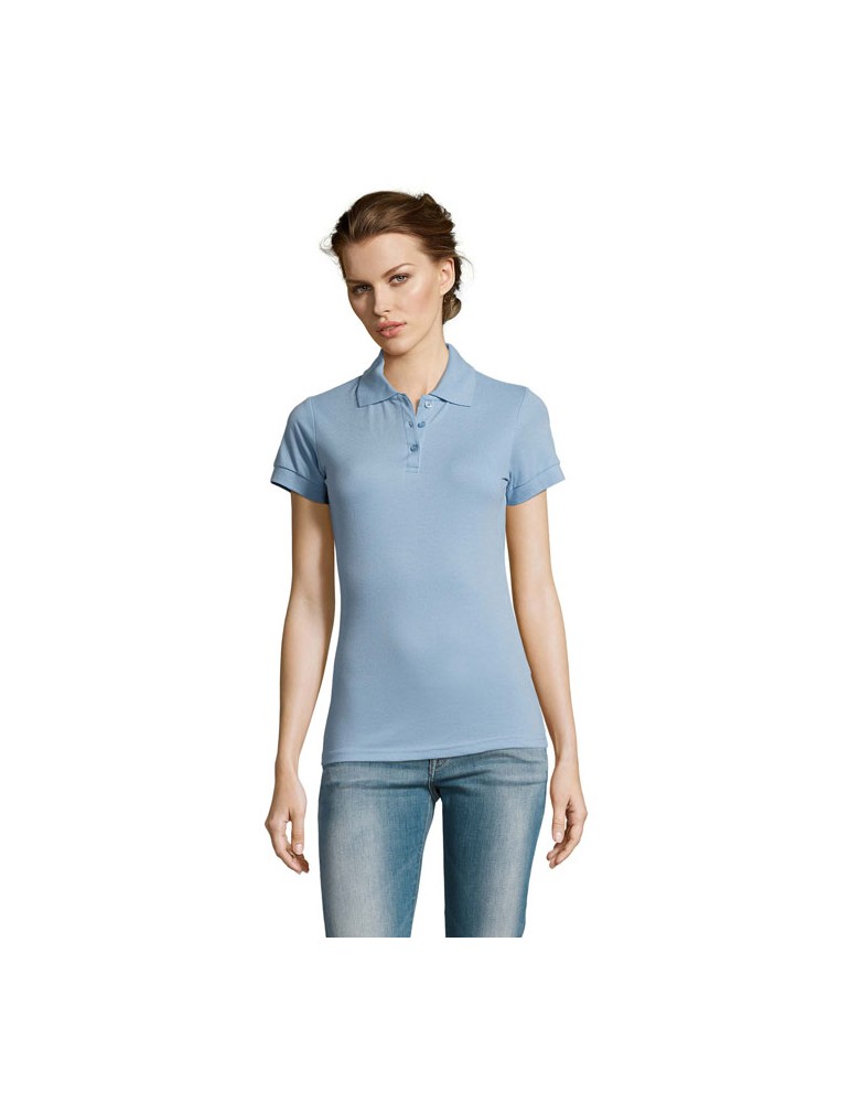 Polo femme polycoton personnalisé - PRIME confort et style pas cher