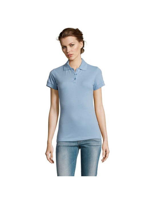 Polo femme polycoton personnalisé - PRIME confort et style pas cher