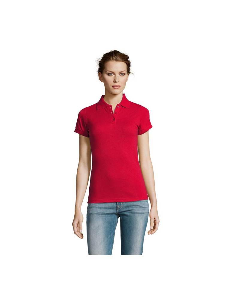 Polo femme polycoton personnalisé - PRIME confort et style pas cher