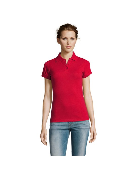 Polo femme polycoton personnalisé - PRIME confort et style pas cher