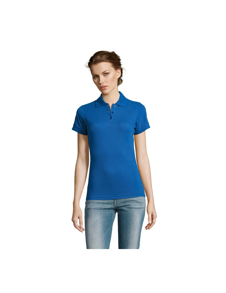Polo femme polycoton personnalisé - PRIME confort et style pas cher