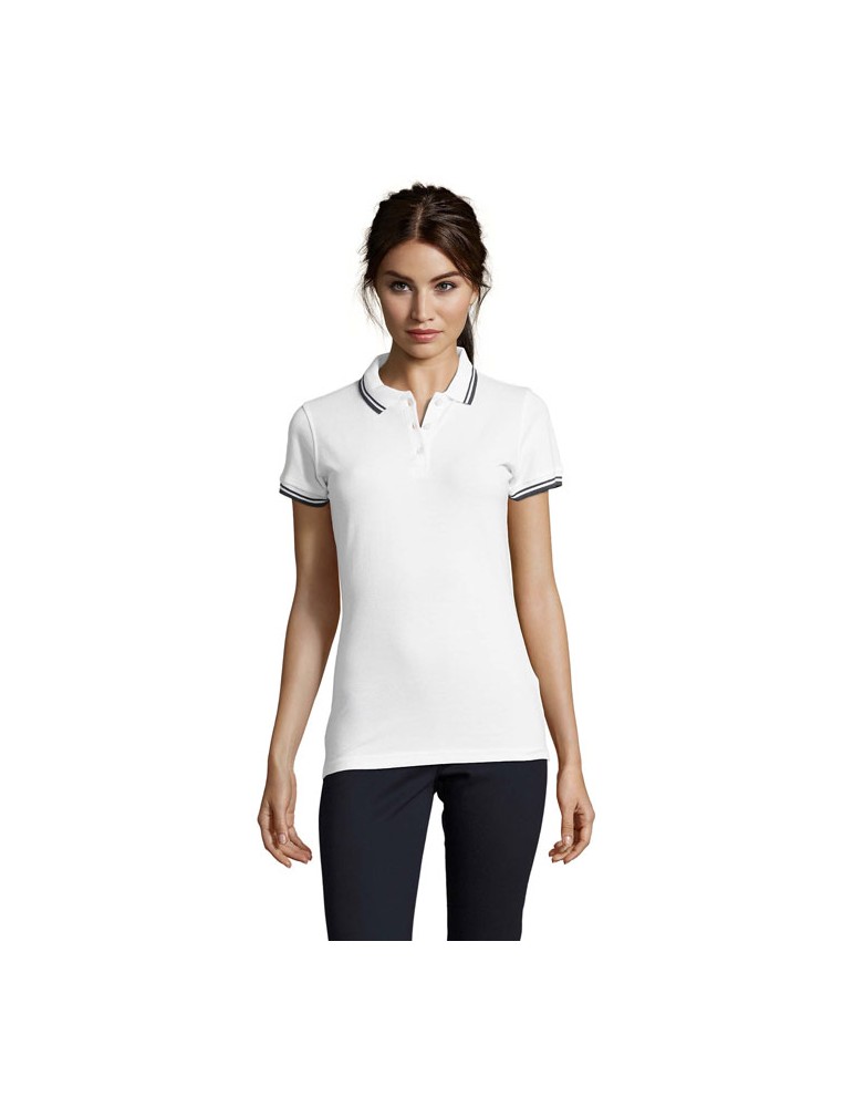 Polo Personnalisable 100% Coton - Femme Pasadena