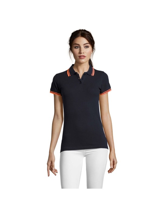 Polo Personnalisable 100% Coton - Femme Pasadena