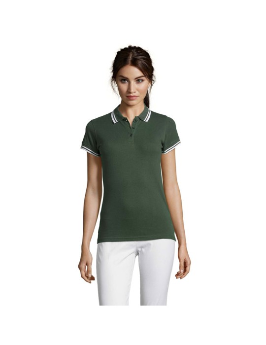 Polo Personnalisable 100% Coton - Femme Pasadena