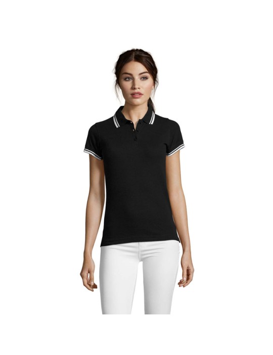 Polo Personnalisable 100% Coton - Femme Pasadena