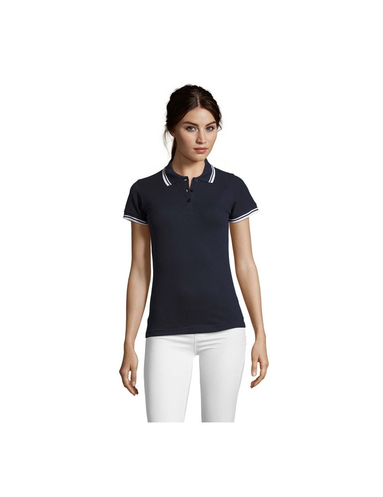 Polo Personnalisable 100% Coton - Femme Pasadena