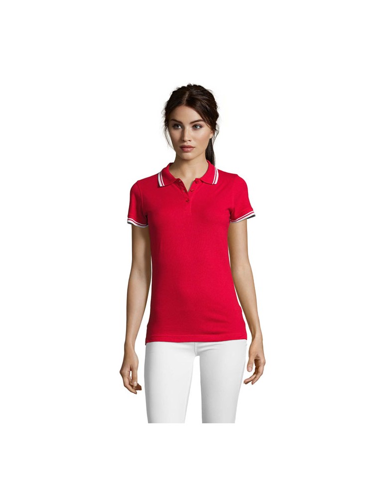 Polo Personnalisable 100% Coton - Femme Pasadena