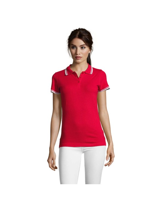 Polo Personnalisable 100% Coton - Femme Pasadena