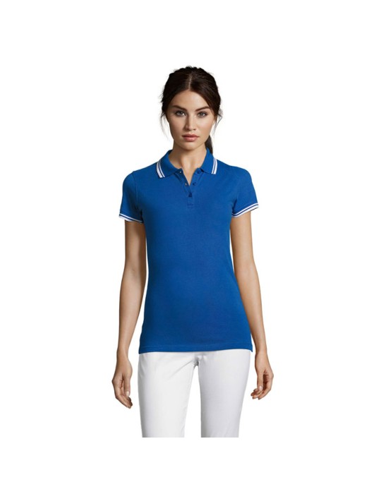Polo Personnalisable 100% Coton - Femme Pasadena
