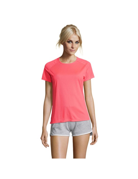 T-shirt Sporty Femme Personnalisé - Sport
