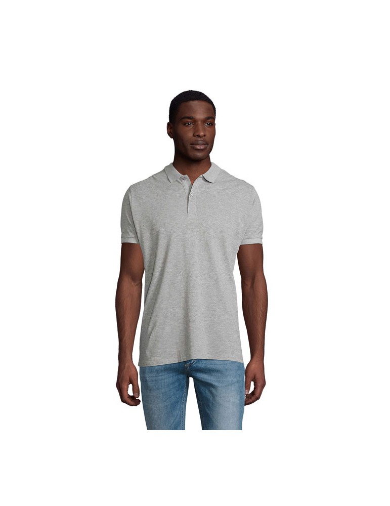 Polo PLANET MEN - 100% Coton Bio Personnalisé pas cher