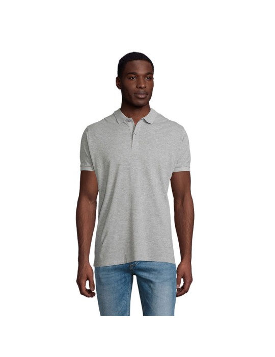 Polo PLANET MEN - 100% Coton Bio Personnalisé pas cher