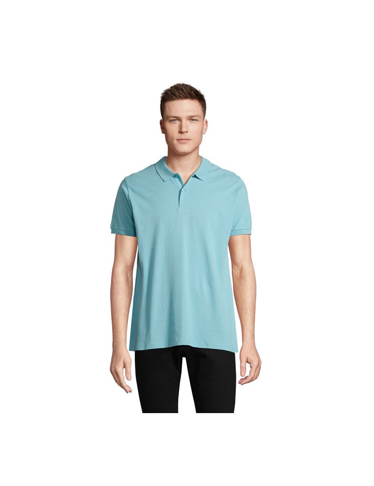 Polo PLANET MEN - 100% Coton Bio Personnalisé pas cher