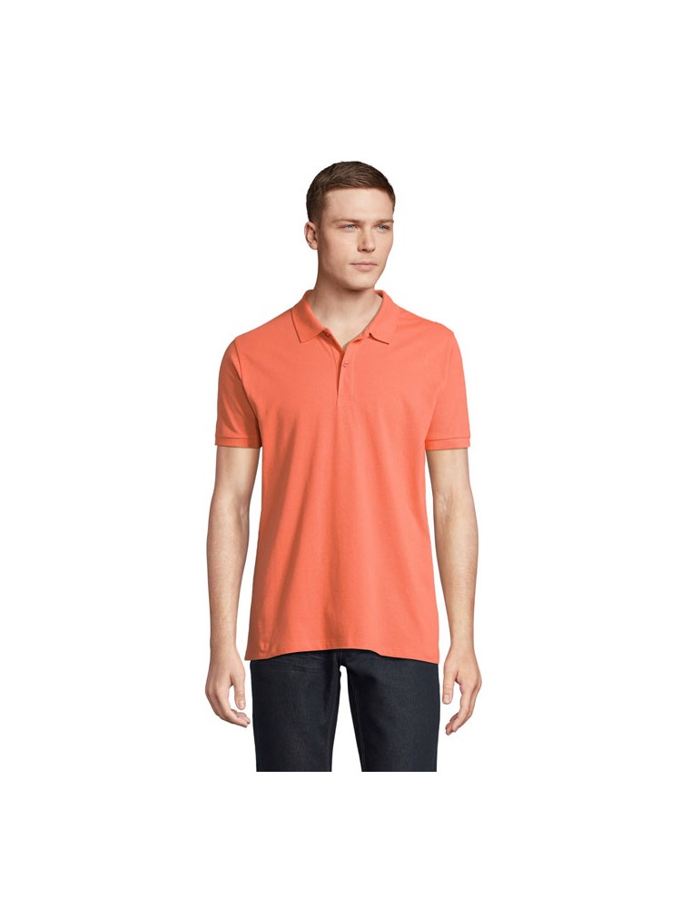 Polo PLANET MEN - 100% Coton Bio Personnalisé pas cher