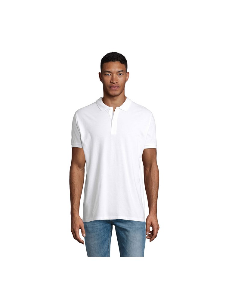 Polo PLANET MEN - 100% Coton Bio Personnalisé pas cher